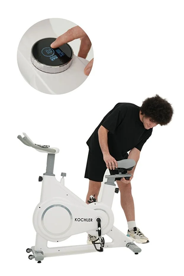 Dijital Manyetik Akıllı Egzersiz Bisikleti - Kondisyon Bisikleti - Nabız Ölçer Kondisyon Aleti